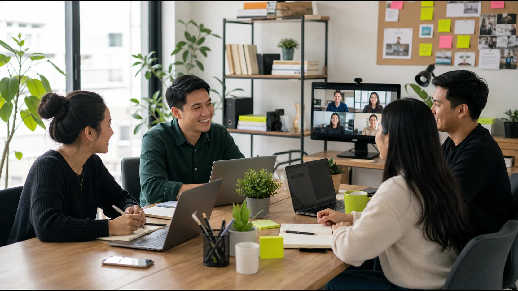 Remote VA team at work